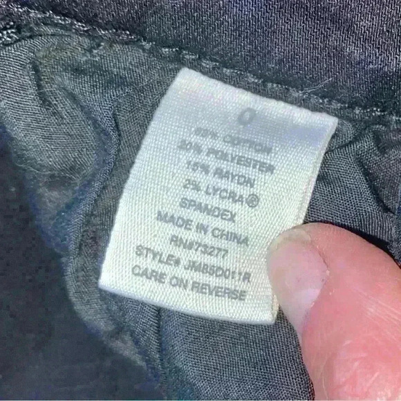 MUDD FLX stretch black jean shorts size 0 - Picture 4 of 4